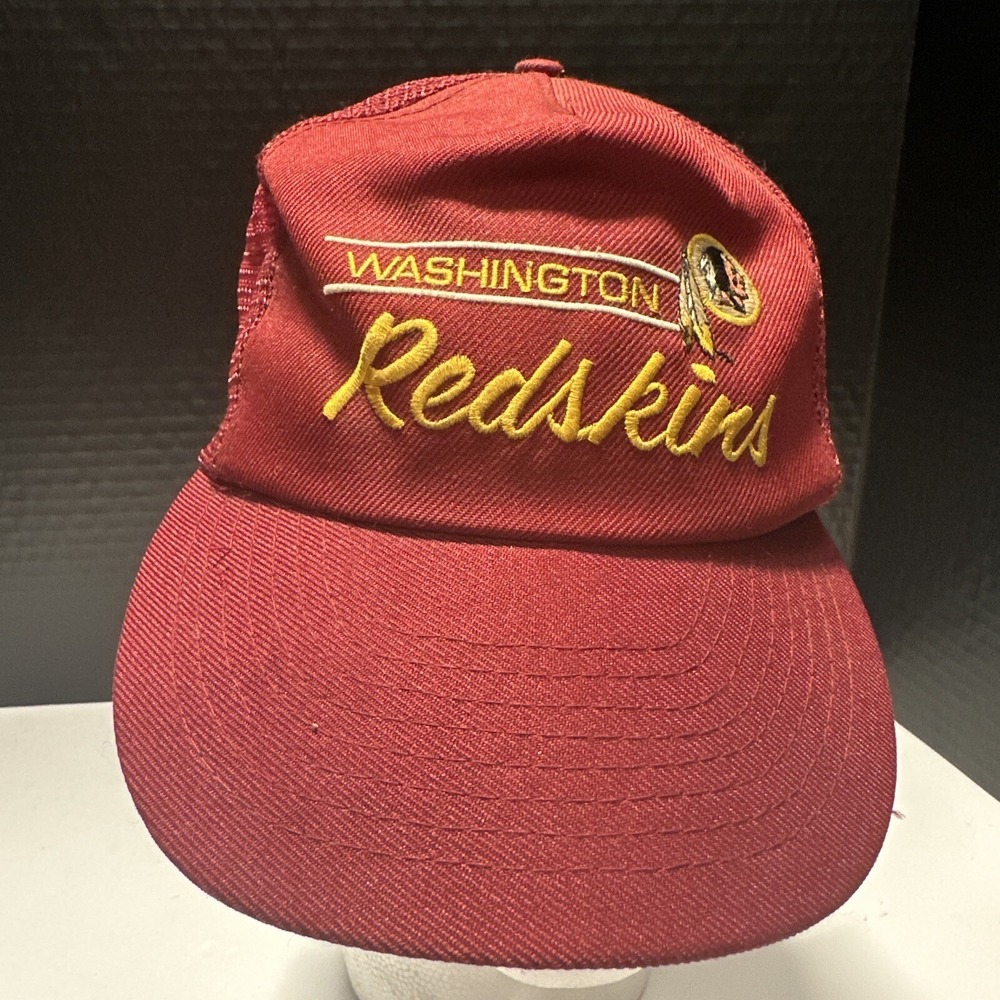 Vintage Washington Redskins  Split Bar Snapback Cap FOOTBALL Hat‎ VINTAGE